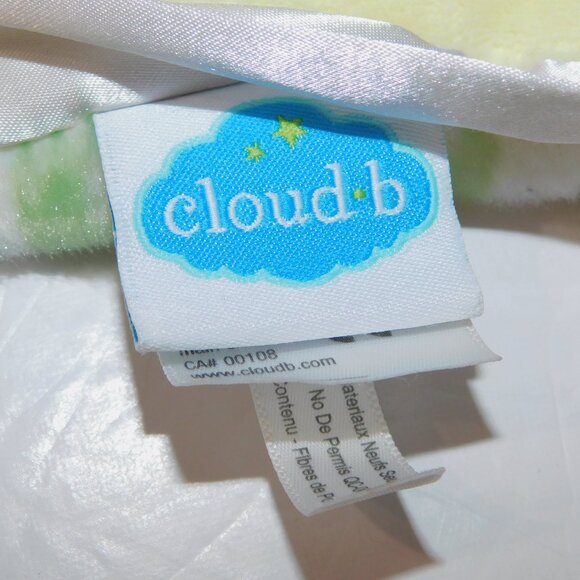 Cloud B Frog Prince Yellow Green Peekaboo Lovie Security Blanket Baby Lovey 2014 - Picture 7 of 10
